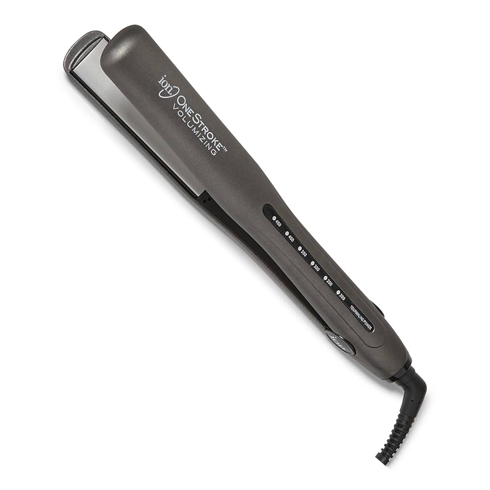 日理 ION IRON 10ミリ Amazon.com : ion One Stroke Volumizing Flat Iron 1 Inch